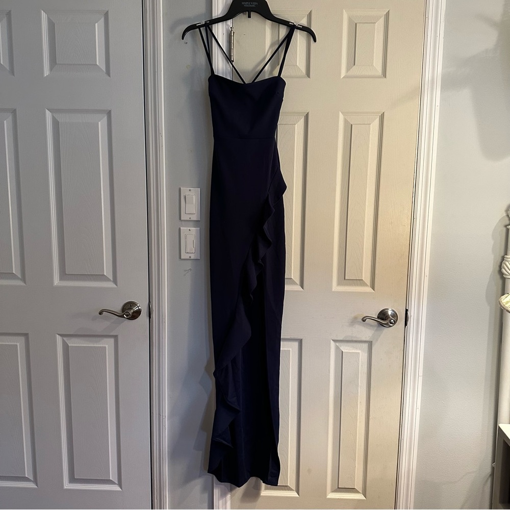 Tiffany Sleeveless High Slit Formal Dress